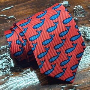 Shore‎ & Singer Whale Pattern Silk Tie – Nautical, Coastal, Preppy